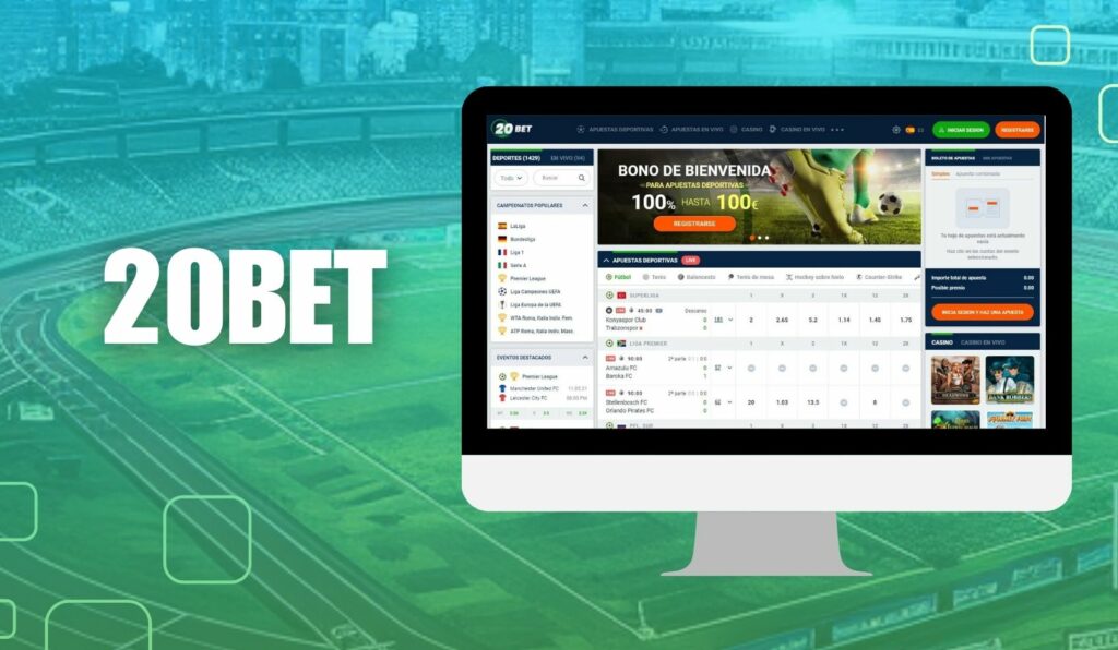 20Bet football betting website overview