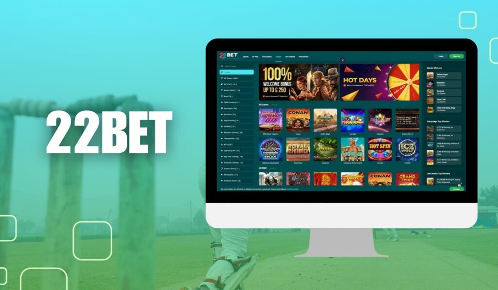 22Bet Indian cricket betting website overview