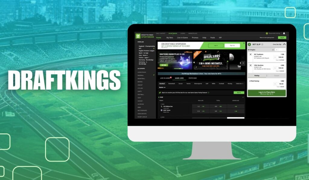 DraftKings sports betting site overview in India