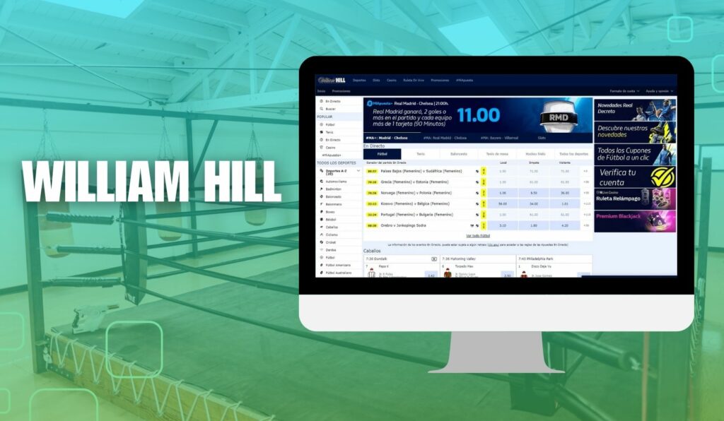 William Hill India gambling website information